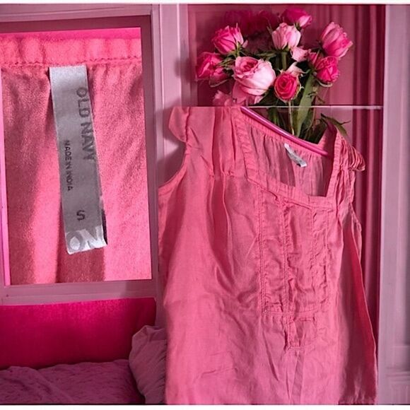 Back-To-School l Old Navy l Pink Sleeveless Top l S l EUC - Picture 8 of 12